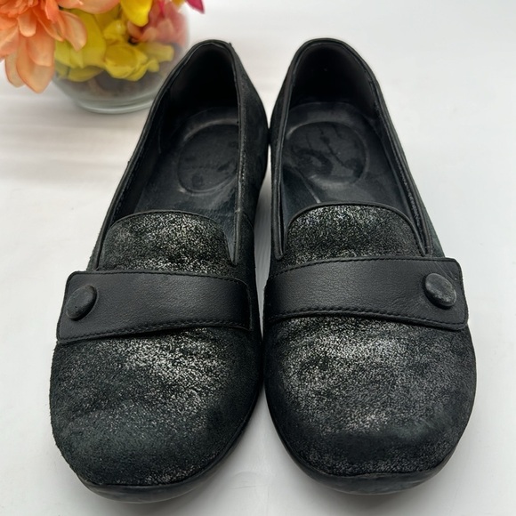 Dansko Black Shimmery Slip On Loafer EU Size 38 DAN6416D - Picture 3 of 6